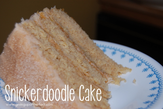 Monday Morning Mmmm: Snickerdoodle Cake